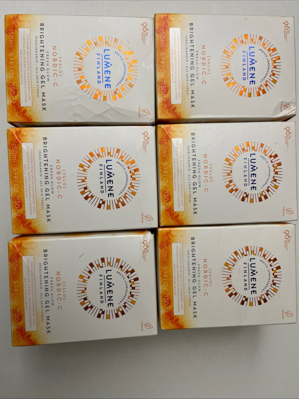 LuMee Brightening Gel Mask —lot of 6